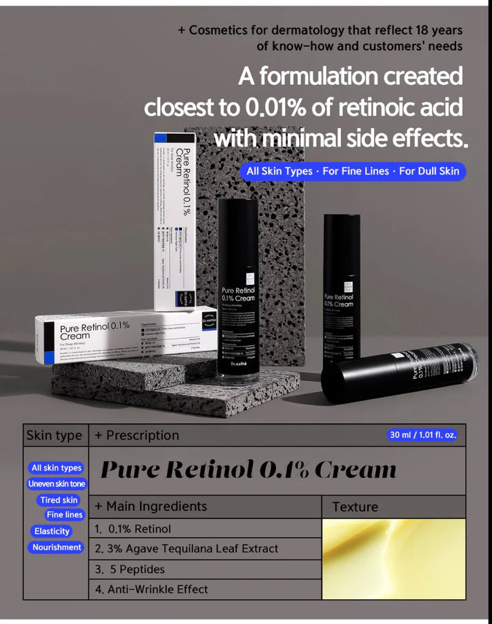 Pure Retinol 0.1% Cream